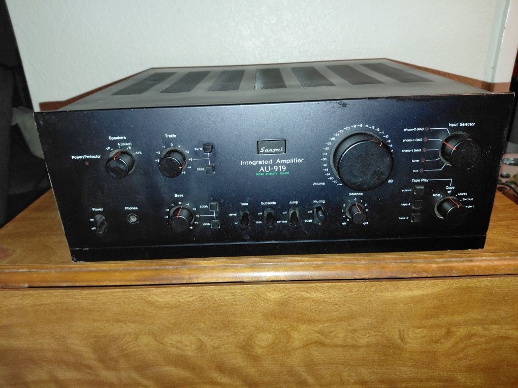 Vintage Sansui Au 919 Amplifier