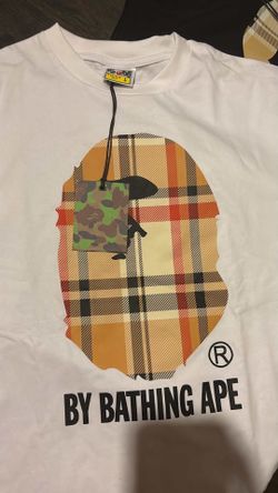 Bape x Burbbery t shirt