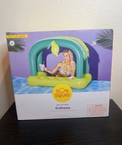 Inflatable Cabana Pool Float water float decor toy