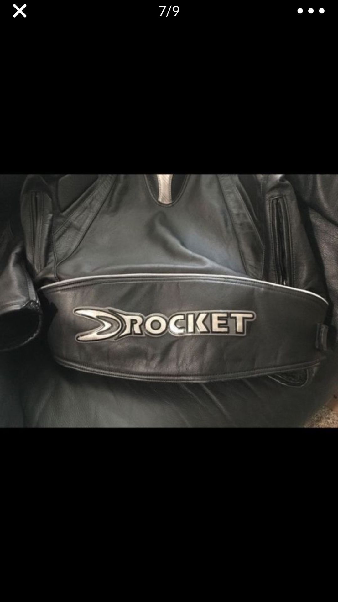 joe rocket motorcycle jacket full leather with air foil suzuki honda kawasaki