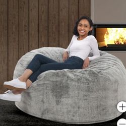 Lounge&Co. Faux Fur Jumbo Lounger (New)