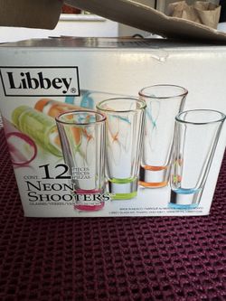 Libbey 12 Neon Shooters