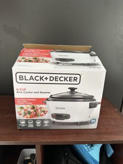 Black and decker 6 cup rice cooker and steamer