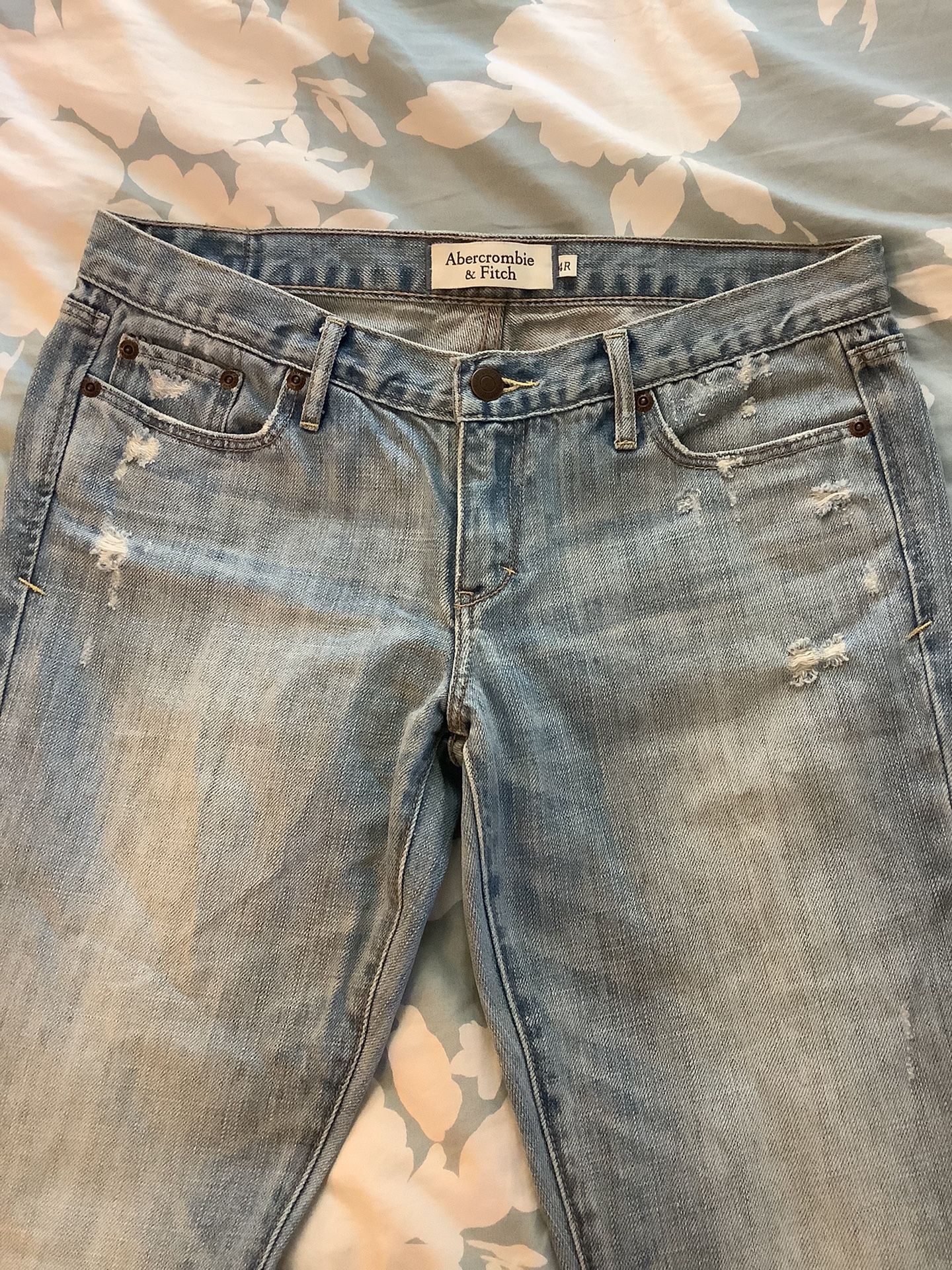Abercrombie & Fitch Emma Vintage Bootcut Jeans, Size 4R, No Stains