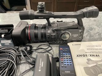 Canon XH A1 Professional HDV Camcorder Kit – Battery, Charger, Remote, Manual & Accessories