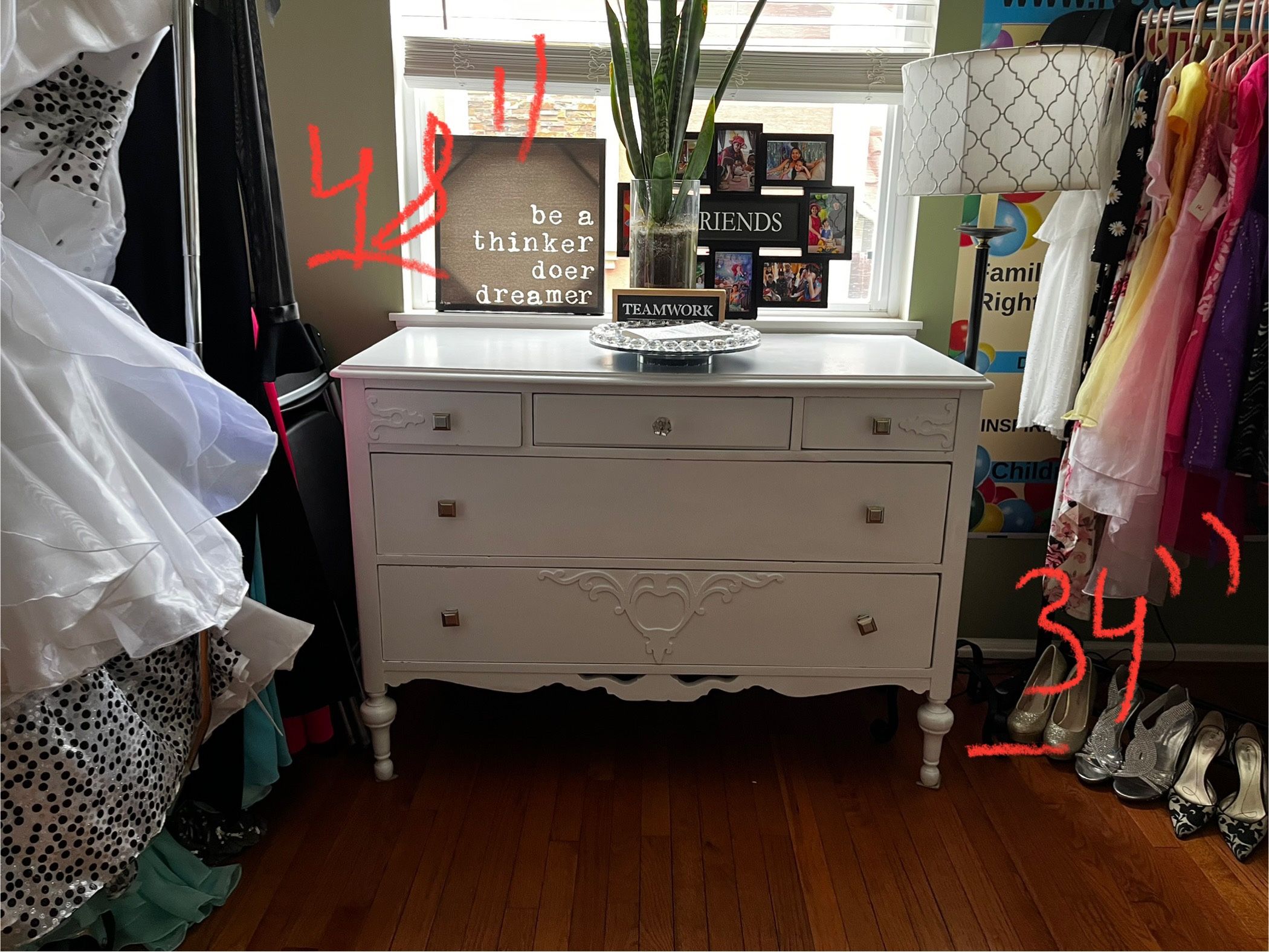 Dresser White Furniture Set
