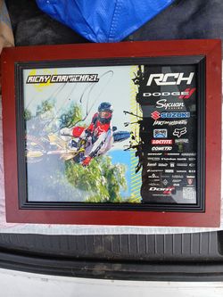 Vintage AMA Suzuki Team Posters with signatures and  Pit Notebook full of signatures