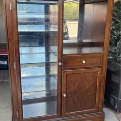 Awesome Hutch, has glass shelves 44 1/2 x 18 1/2 and 60 inches tall $180