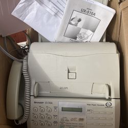 FAX Machine Sharp UX-510A for landline
