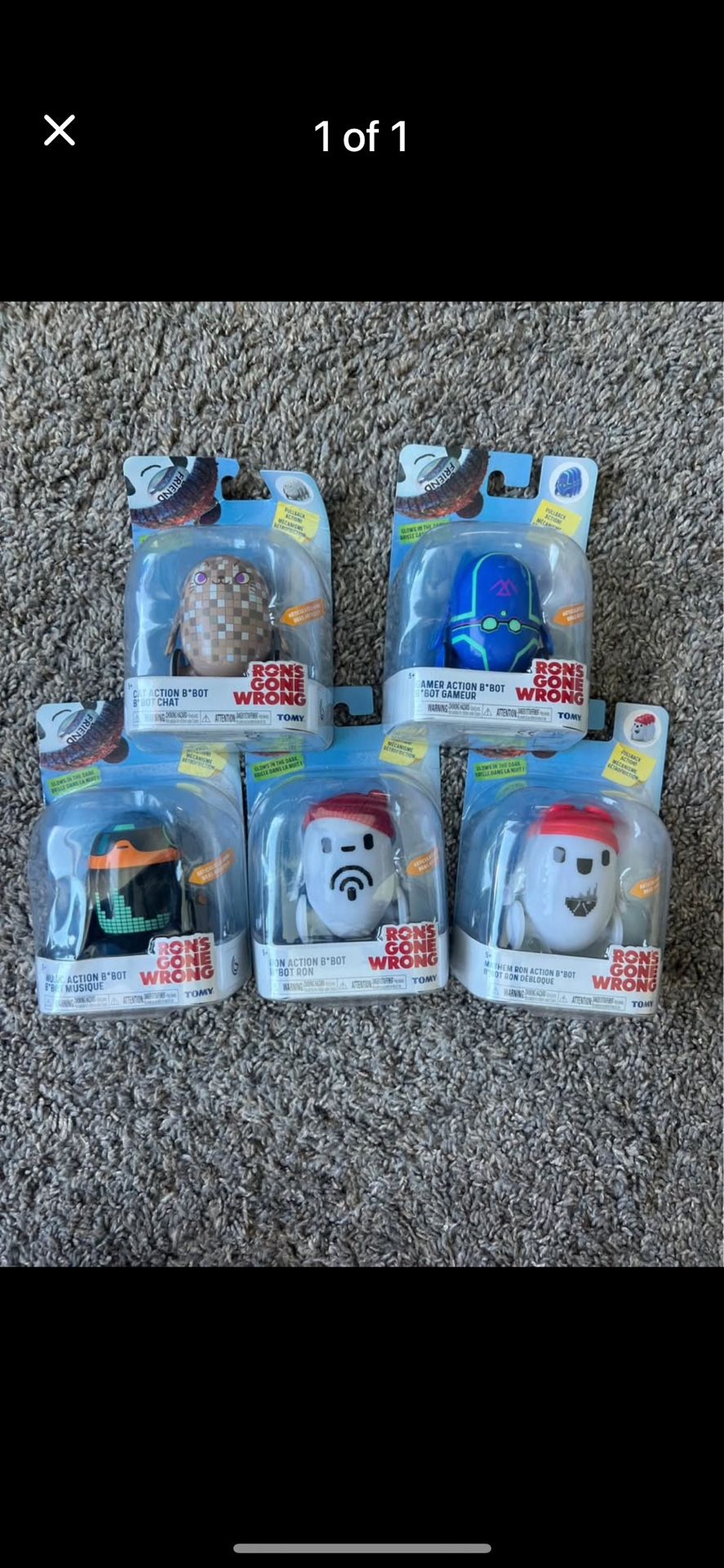 Ron’s Gone Wrong 2021 Complete Toy Lot 