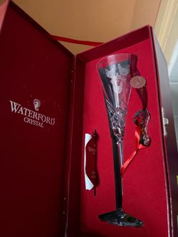 Waterford Crystal Christmas Collection Champagne Flute