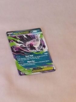 Mega Darkrai EX Pokémon Trading Card