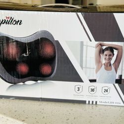 Papillon Shiatsu Back and Neck Massager with Heat, Deep Tissue Kneading,Electric Massage Pillow for Back,Shoulders,Legs,Foot,Body Muscle Pain Relief,U