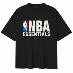 Fear of God x NBA Heather Black 90s T-Shirt