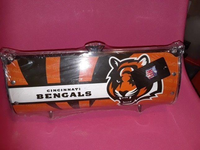 New NFL metal clutch purse bengals