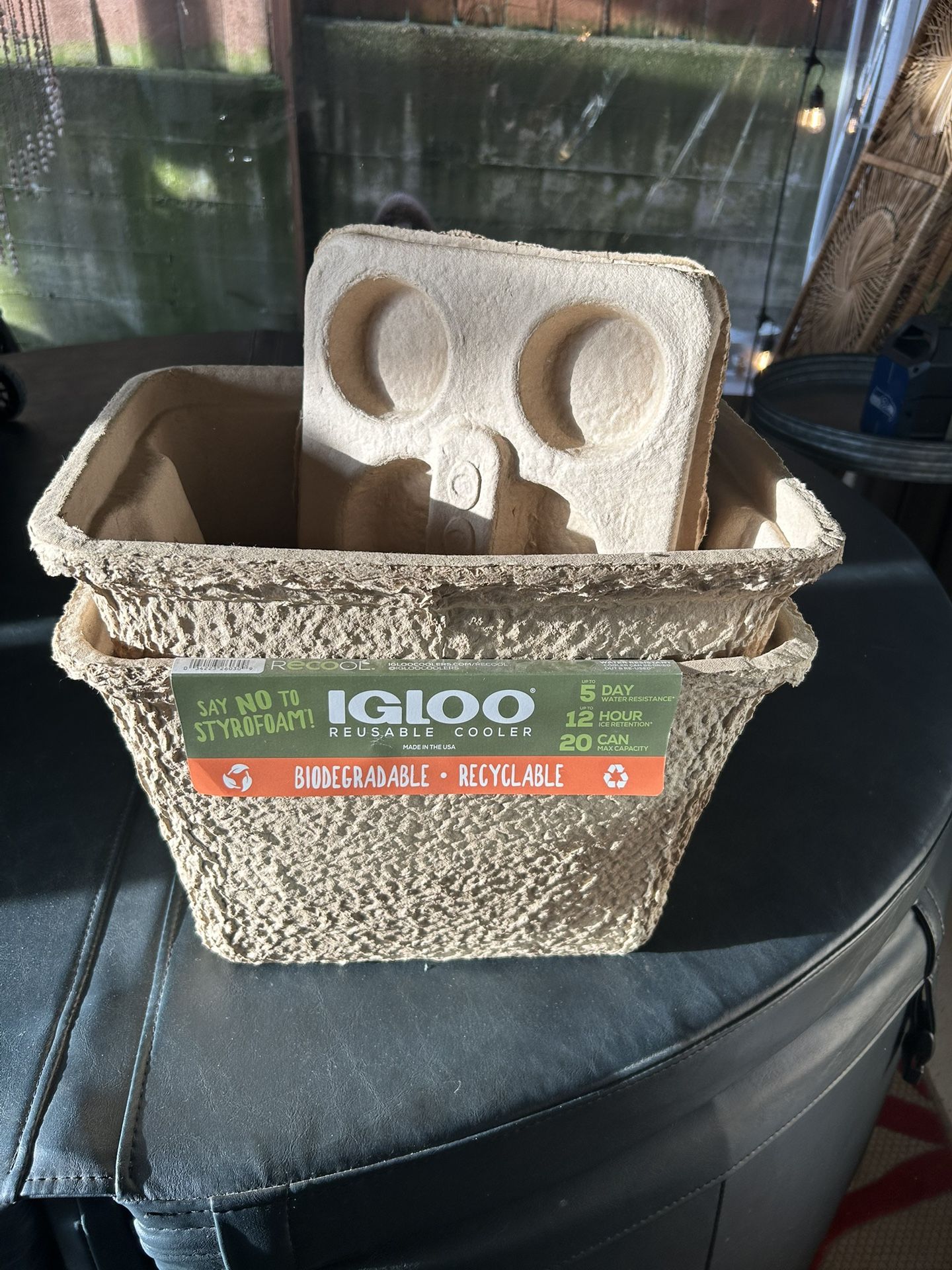 2-Igloo Biodegradable Coolers-NEW