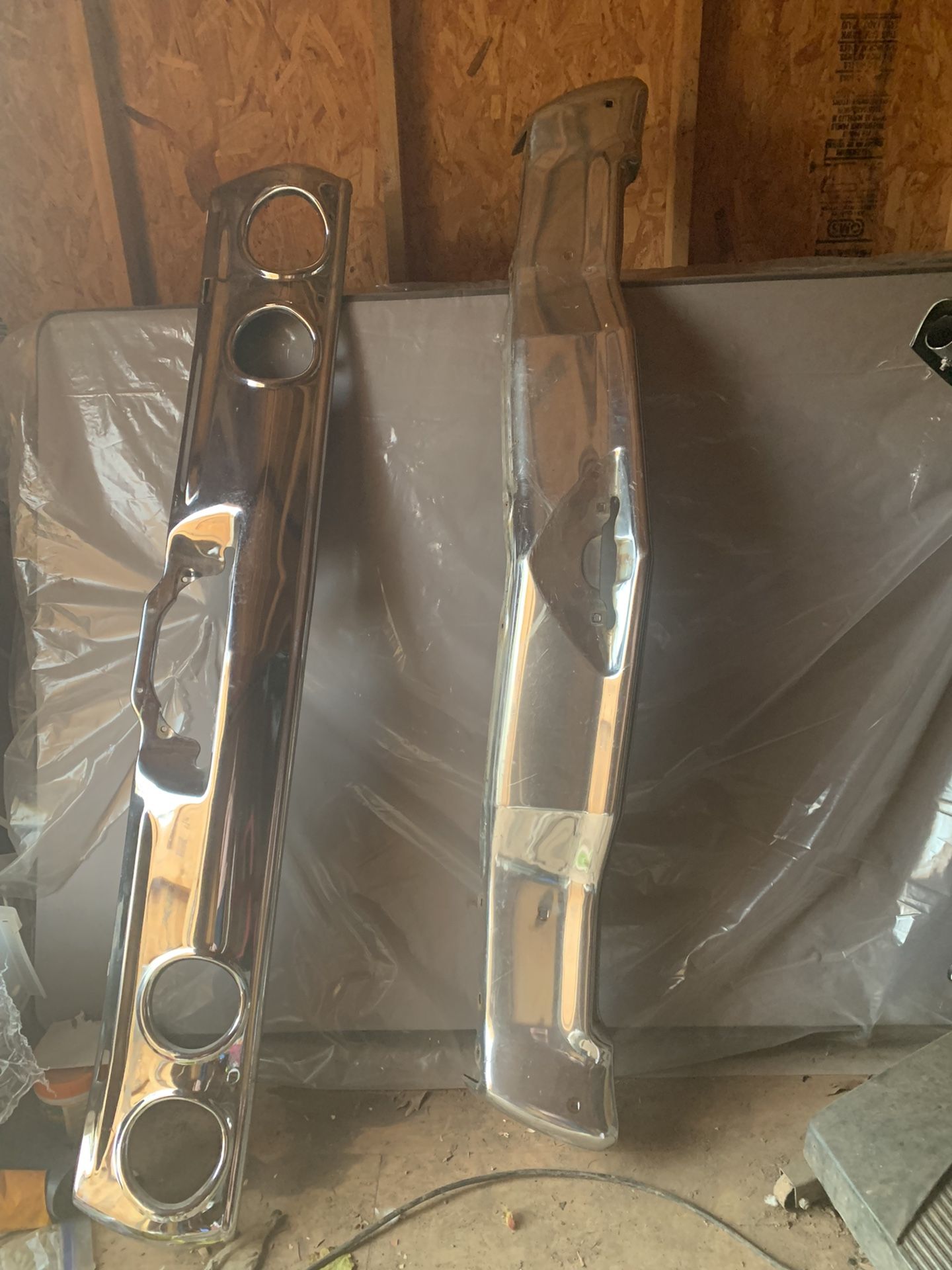 70’s era Chevelle Chrome Front & Back Bumper