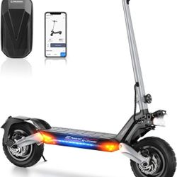 Circooter Electric Scooter with Free Storage Bag, 440LBS Max Load, 28 Mph Top Speed, 31/25 Miles Range, 1600/800W Motor, 10'' Solid Tires Electric New