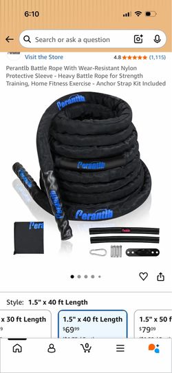 Heavy Duty Battle Rope – Brand New