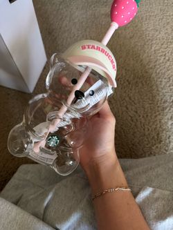 Pink Starbucks Bear Cup