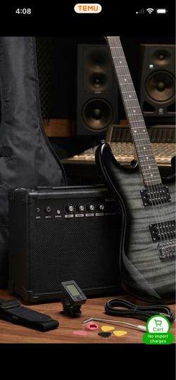 Starter electric guitar kit