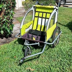 Child Trailer, Bycicle Trailer, Two Seater Kid-trailer, Jogger. Two Seater Stroller 