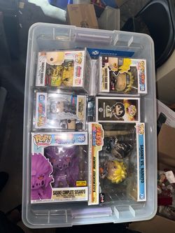 Anime Funko Pops and AOT art