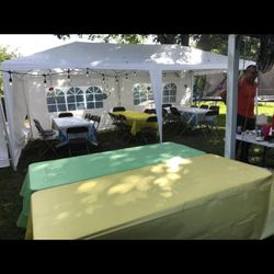 10x20 Tent New Enclosed Window Removable Side Walls Or Open  Stabilizer Material Weatherproof Strong 
175 each.... Two for 300

 Dunwoody  exit 29 
As
