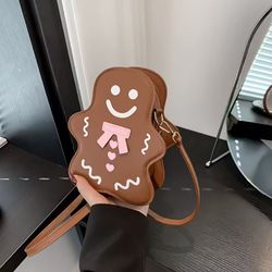 Gingerbread Christmas Crossbody Bag 