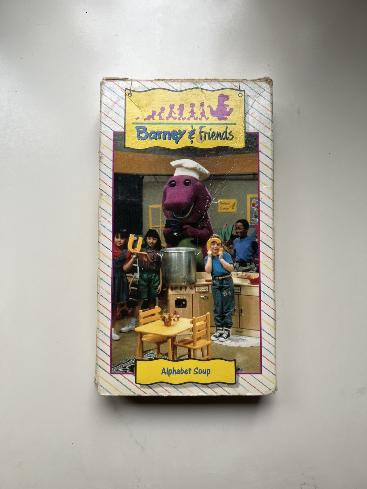 Barney & Friends Alphabet Soup VHS Tape 1992 Time Life Video