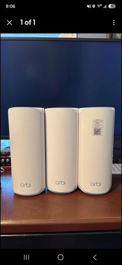 Orbi 770 Series Tri-Band WiFi 7 Mesh Router with 2 Satellites