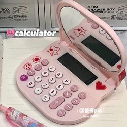 hello  kitty  calculator /mirror 