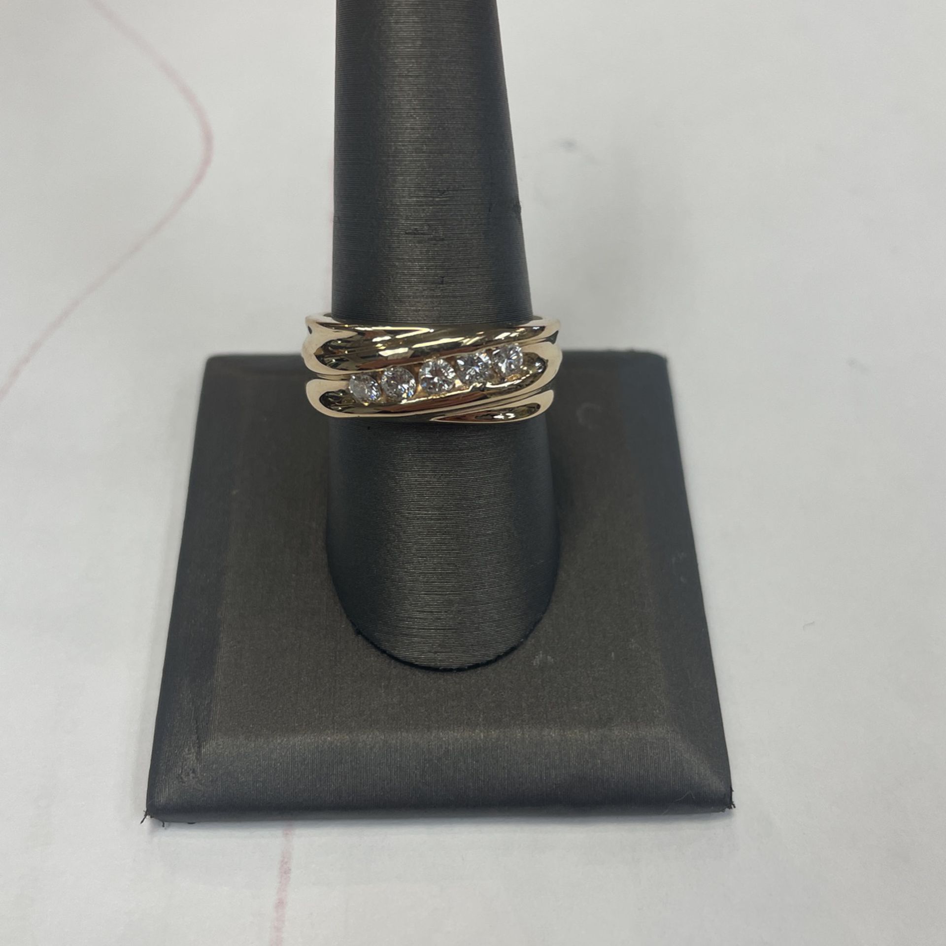 14k Men’s Engagement Ring With Diamonds 