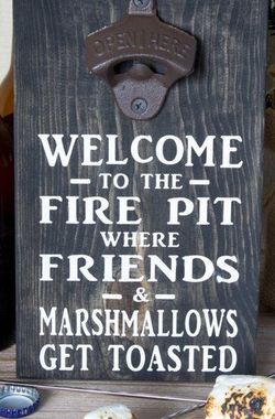 Custom made bottle top opener