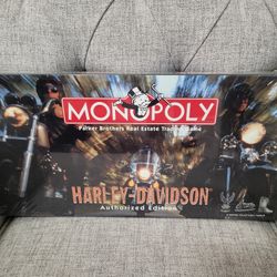 Harley Davidson Monopoly Board Game - NEW