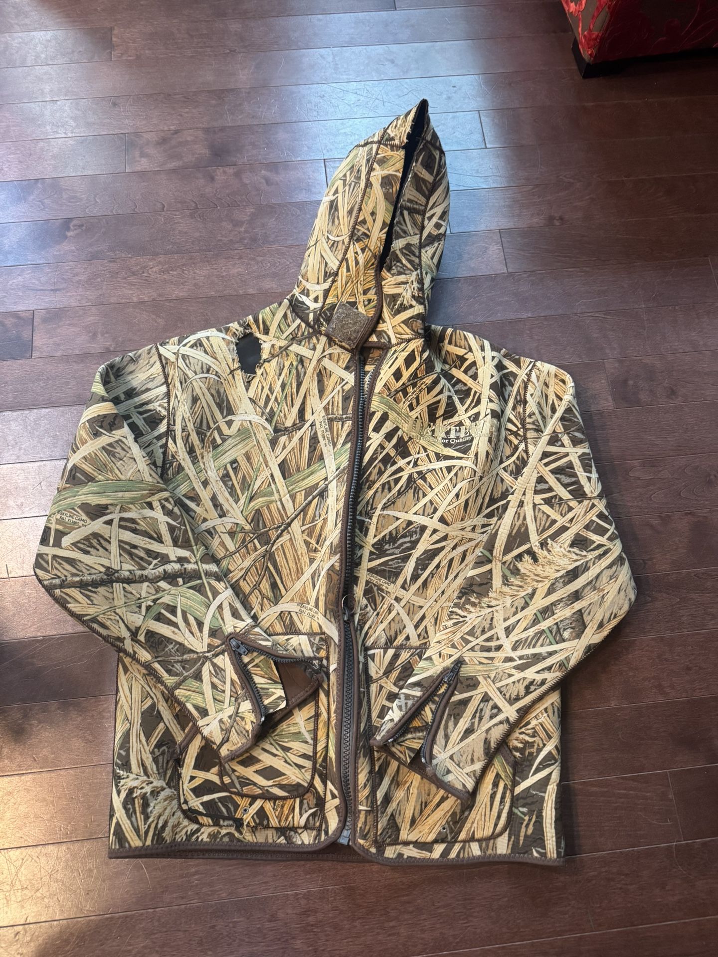 Herters Camo Neoprene Hooded Coat XL