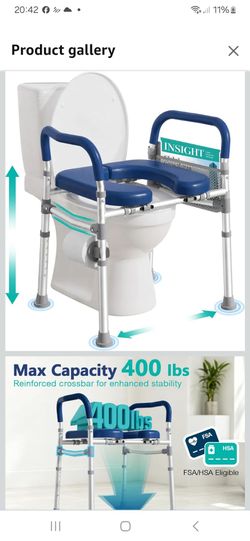 Raised toilet chair