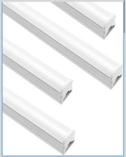 LightingWill T5 Integrated Fixture 4FT, Warm White 3000-3500K, 20W, Linkable LED Shop Light, LED Ceiling and Under Cabinet Light, Corded Electric with