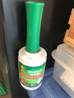 Duck Brand Stretch Wrap Roll clear, 5" x 1000 ft