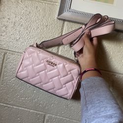 GUESS pink crossbody bag