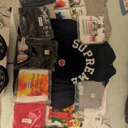 Vintage Street Wear Lot Supreme X Champion X FTPXl X Kaws