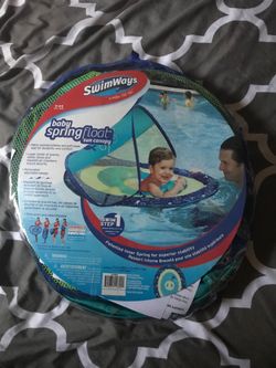 Baby spring float sun canopy - new in package