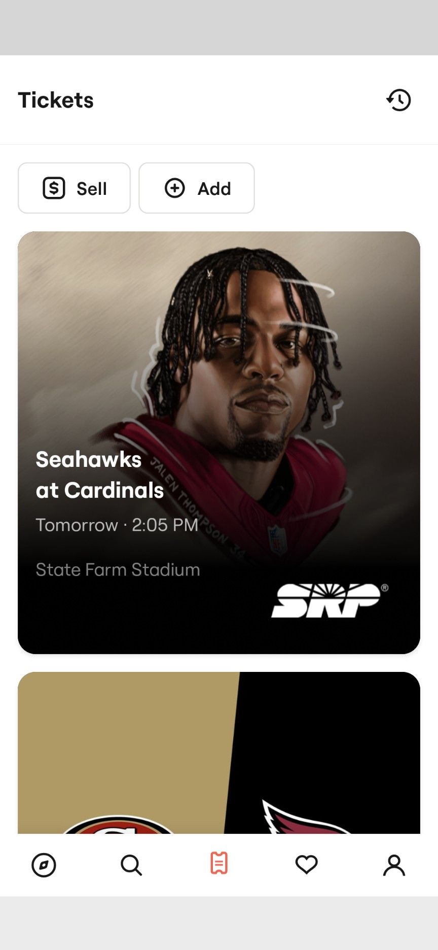 Arizona Cardinals Vs Seattle Seahawks Nosebleed Tickets
