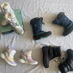 Snow Boots Size 2 Kids 