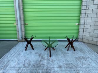 Vintage Antique Rooms To Go Coffee Table Side Table Set