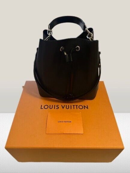 LOUIS VUITTON Neonoe MM P.Epi Noir Shoulder Bag ( Black )