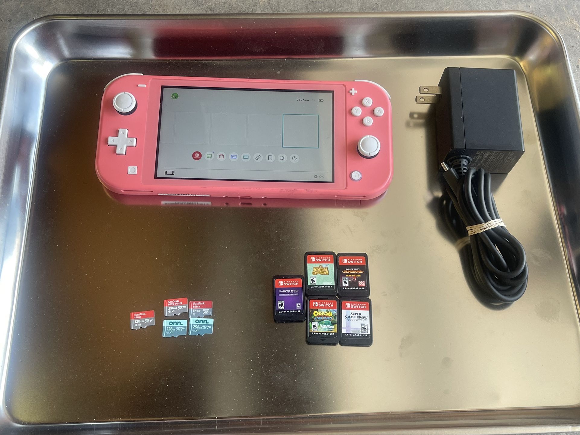 Nintendo Switch Lite, Games, Memory Cards