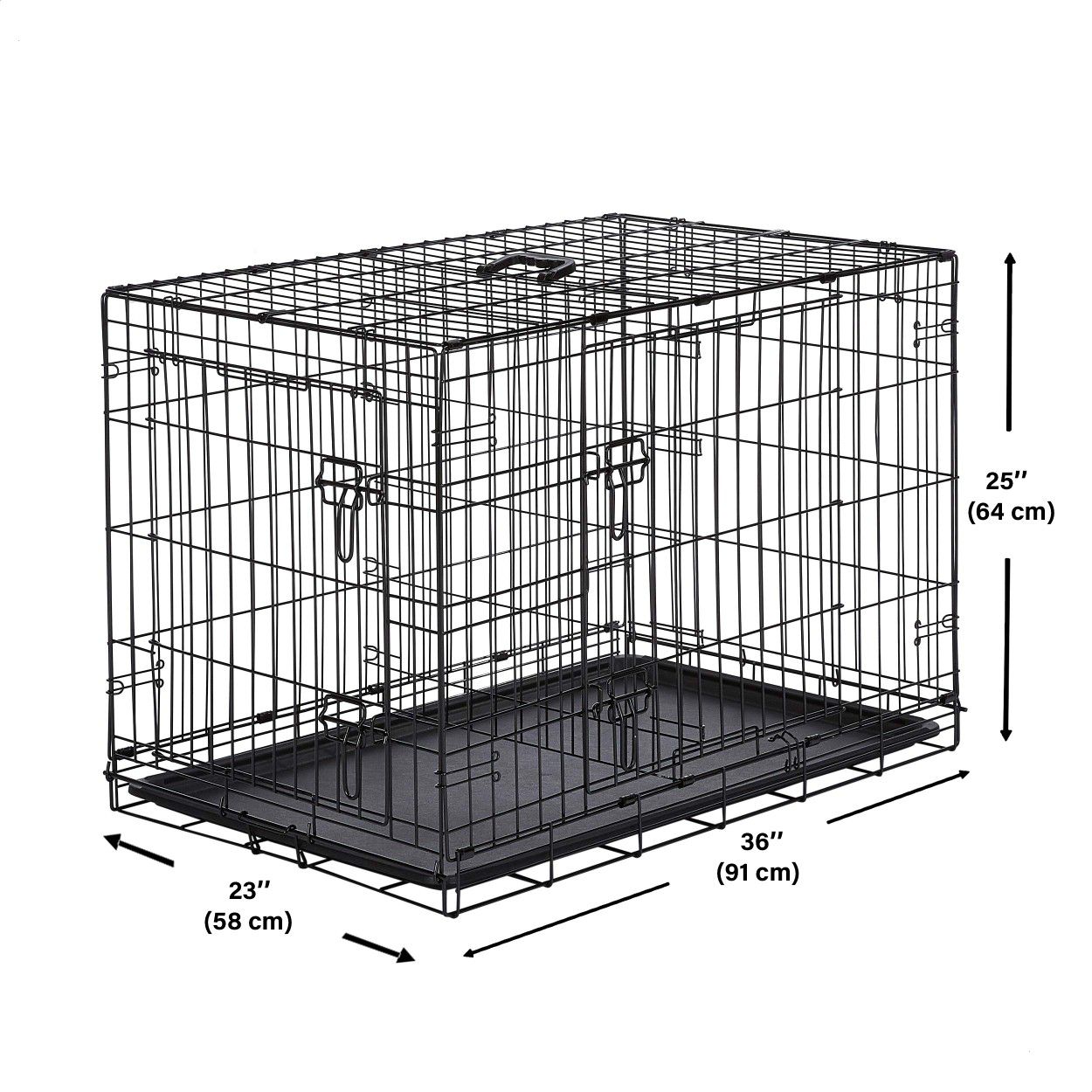 Pet Crate Kennel with Tray