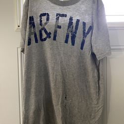 Small Grey Abercrombie and Fitch Shirt