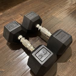 20lbs Hex Dumbbells